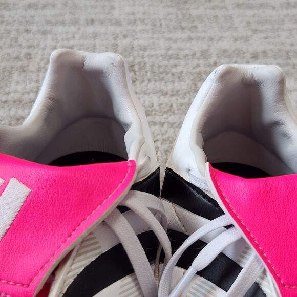 Adidas youth Predator Precision.3 FG soccer cleats white black pink size 6 - Picture 9 of 10